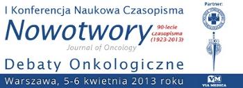 I Konferencja Naukowa Czasopisma Nowotwory